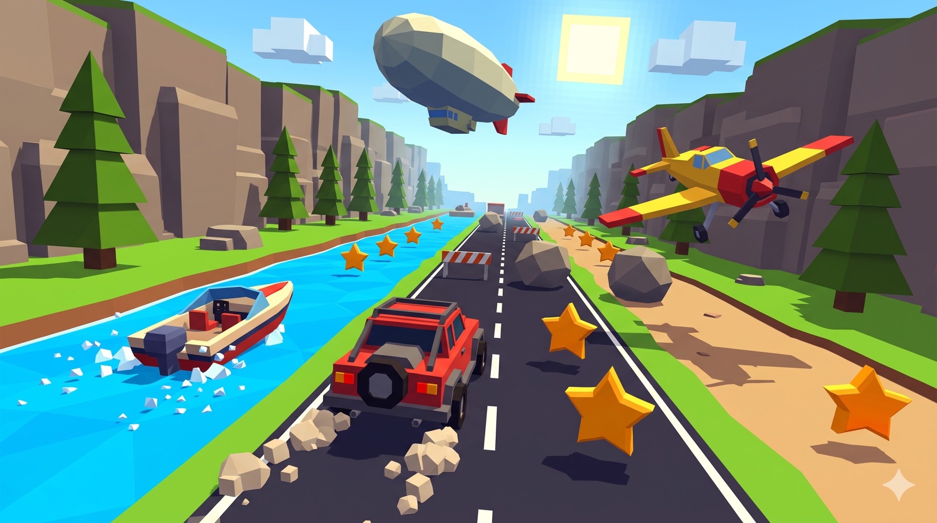 Multi-Vehicle Racer